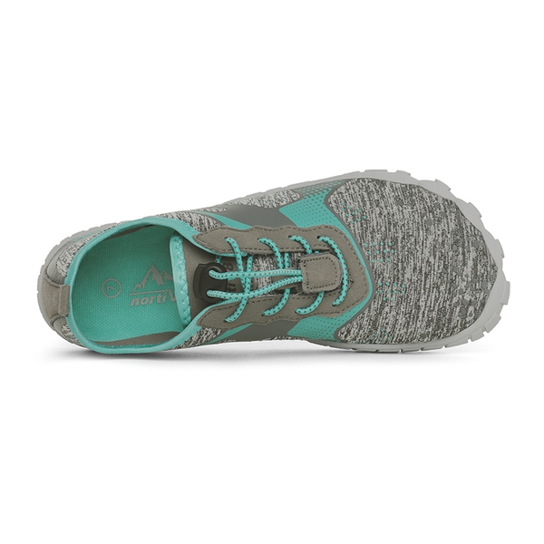 Women Water Shoes for Beach, Lake & More - LIGHT GREY MINT GREEN - 2